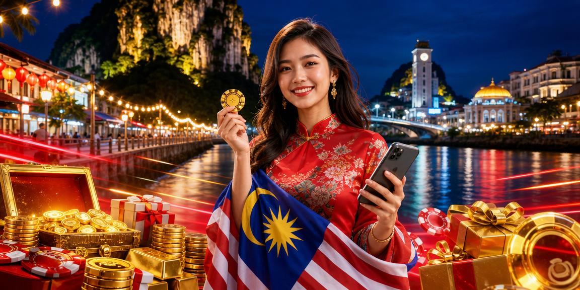 Pengguna Ipoh menggunakan telefon untuk bermain kasino meja digital