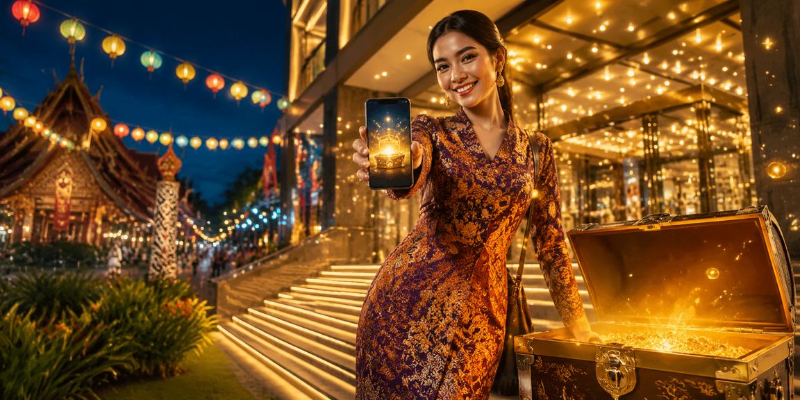 Pemain Sarawak dalam pakaian batik menyertai cabutan bertuah digital fly99